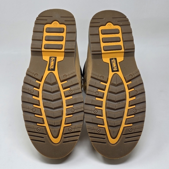 DeWALT Hancock Men’s Size 10.5M S3 Honey Safety Steel Toe Leather Ankle Boot New - Picture 6 of 11